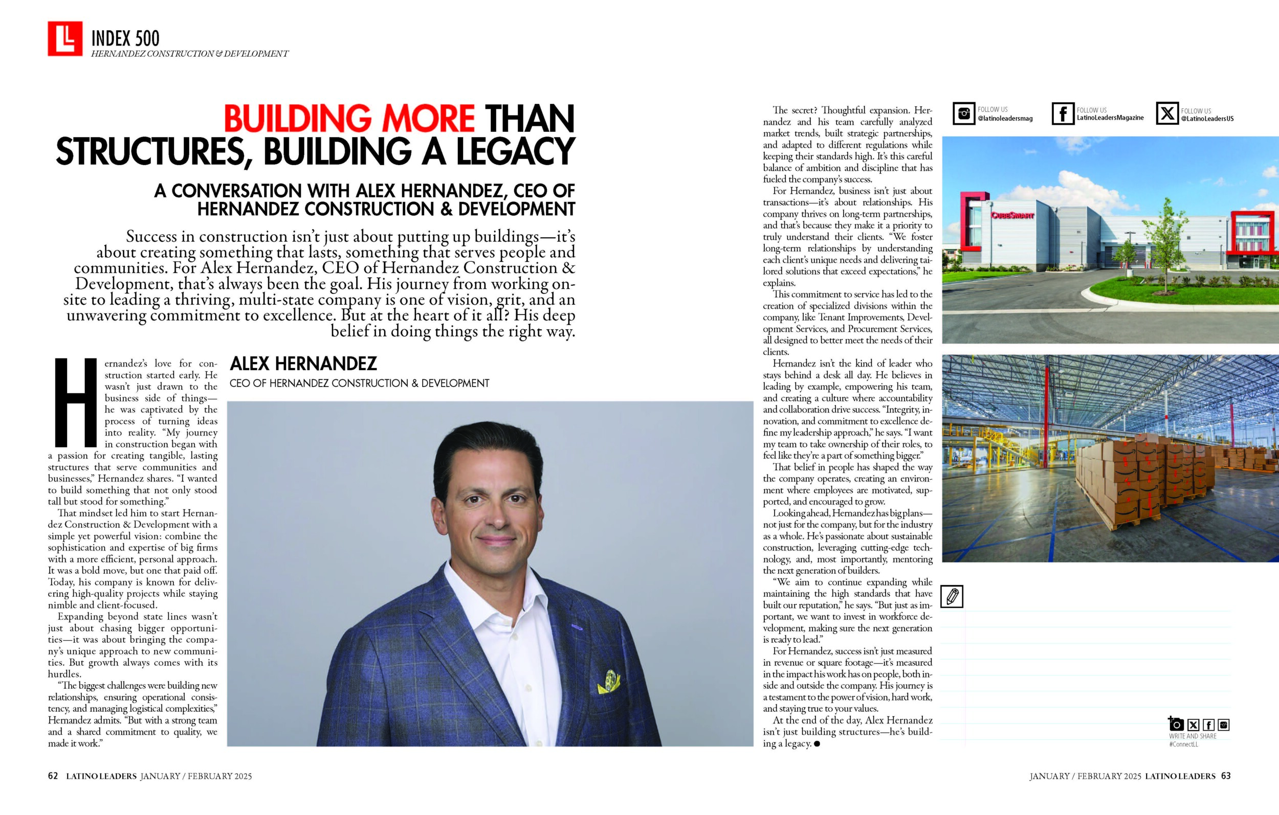 Hernandez Construction & Development Recognized by Latino Leaders Magazine in 2025 | Top Latino-Owned Builders