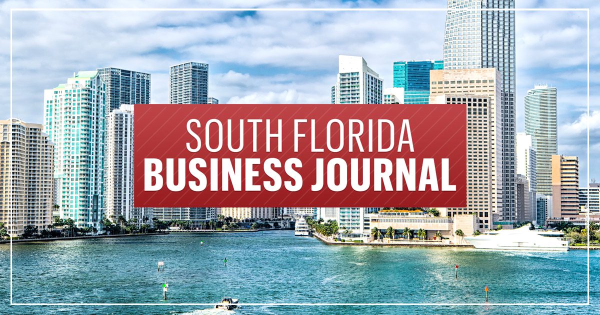 Miami Skyline with South Florida Business Journal Logo