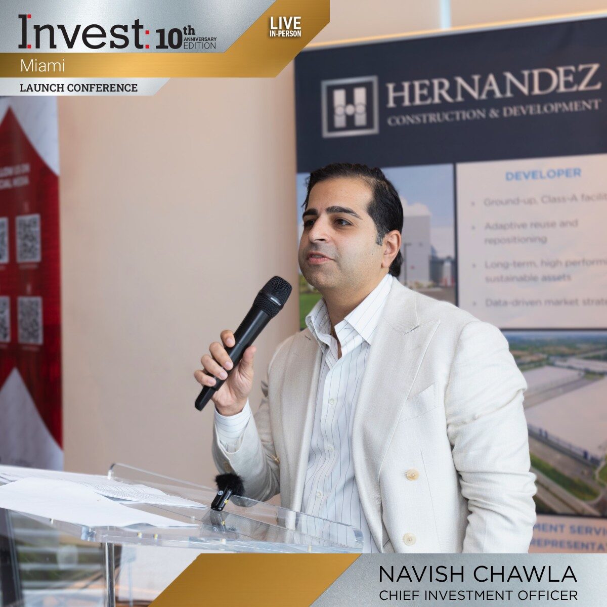 navish chawla at CAA conference